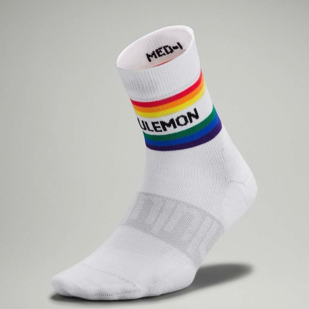 NWOT Lululemon daily stride mid crew socks